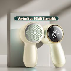 Heyplus Xiaomi Tüy Toplayacı Şarjlı 4 Hız Kademesi Çelik Bıçaklı Dijital Ekranlı