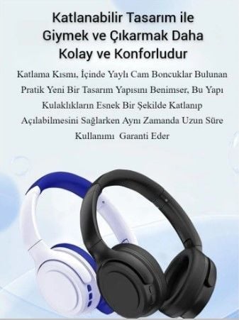 Xiaomi Heyplus H1 Uyumlu Kablosuz Kulaküstü Kulaklık , Oyun Modu , Bluetooth 5.3