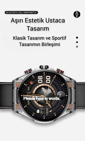 Xiaomi Heyplus GTR Akıllı Saat Bluetooth 5.2 Sesli Görüşme 1.60 inc Amoled Ekran Siyah