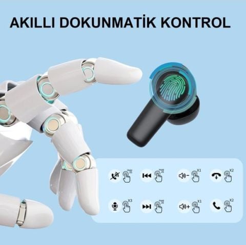 Heyplus Heyplus True Wireless Earbuds Kulakiçi Bluetooth Kulaklık (ANC-IPX7)