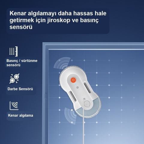 Heyplus Akıllı Cam Silme Cam Temizleme Robotu Su Püskürtme Özellikli